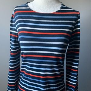 Saint James Long Sleeve Striped Top Size 4